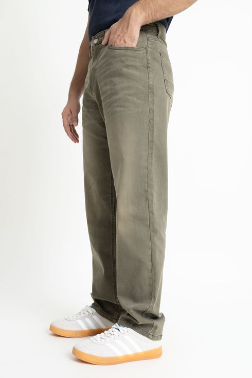 The Olive Loose Fit Jeans